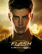 The Flash promo poster - A light in the darkness