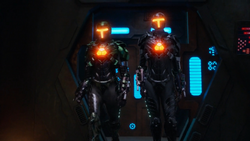 Lex and Nyxly in Lexosuits