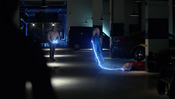 Lisa fights with Supergirl