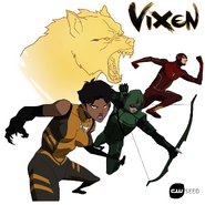 Vixen, The Arrow and The Flash - CWSeed