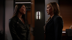 Emiko tells Laurel that nobody would believe her word against hers