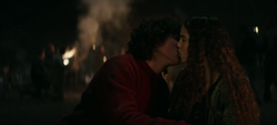Jordan kisses Sarah