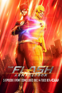 Armageddon The Flash and Reverse-Flash poster