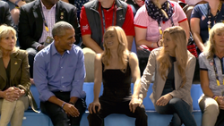 Obama meets Sara Lance and Ava Sharpe