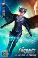 Hawkgirl DC's Legends of Tomorrow promo