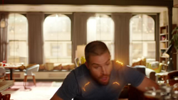 Oliver realizing he has Barry's super speed