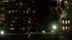 Oliver moves over a city's rooftops for the first time