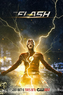 The Flash Season 2 poster - Season premiere October 6
