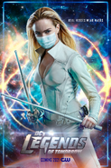 DC's Legends of Tomorrow poster - Real Heroes Wear Masks (Sara Lance)