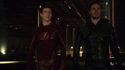 Flash and Arrow second fight