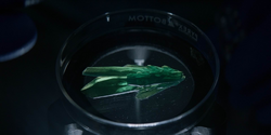 Bruce Wayne's piece of green Kryptonite