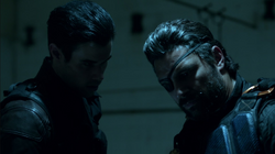 Joe convencendo seu pai a matar Oliver