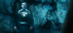 Jor-El's hologram in the Fortress of Solitude