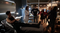 Harry recovering at S.T.A.R. Labs