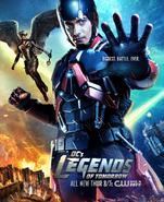 DC's Legends of Tomorrow season 1 poster - Biggest. Battle. Ever