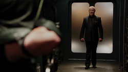 Darhk sendo confrontado pelo Arqueiro Verde