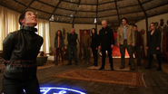 The Legends and Damien Darhk attempt to release Mallus