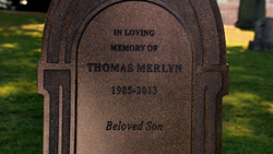 Tommy Merlyn's grave