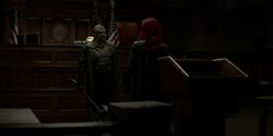 The Executioner and Batwoman face off