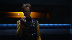 Eobard conversando com Nora pela primeira vez