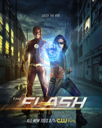 The Flash Season 4 poster - "Catch the Vibe"