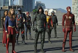 Flash y los justicieros unidos.