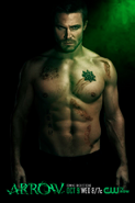 Oliver Queen season 2 shirtless promo