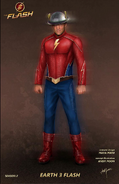 Concept art of Jay Garrick as the Flash.