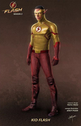 Kid Flash concept art