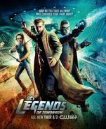 DC's Legends of Tomorrow season 1 poster - How Do You Fight An Enemy Who Controls Your Every Move