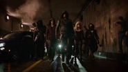 Roy Harper, Oliver Queen, Sara Lance, Nyssa al Ghul and the League of Assassins.png (895 KB) Year Two, with Sara Lance, Nyssa and the League of Assassins