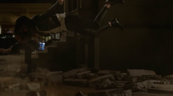 Siobhan's powers save her life.