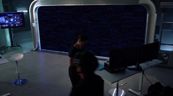 Forcefield in Lena Luthor's lab