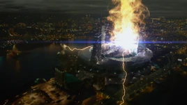 Explosão do acelerador de partículas dos Laboratórios S.T.A.R.