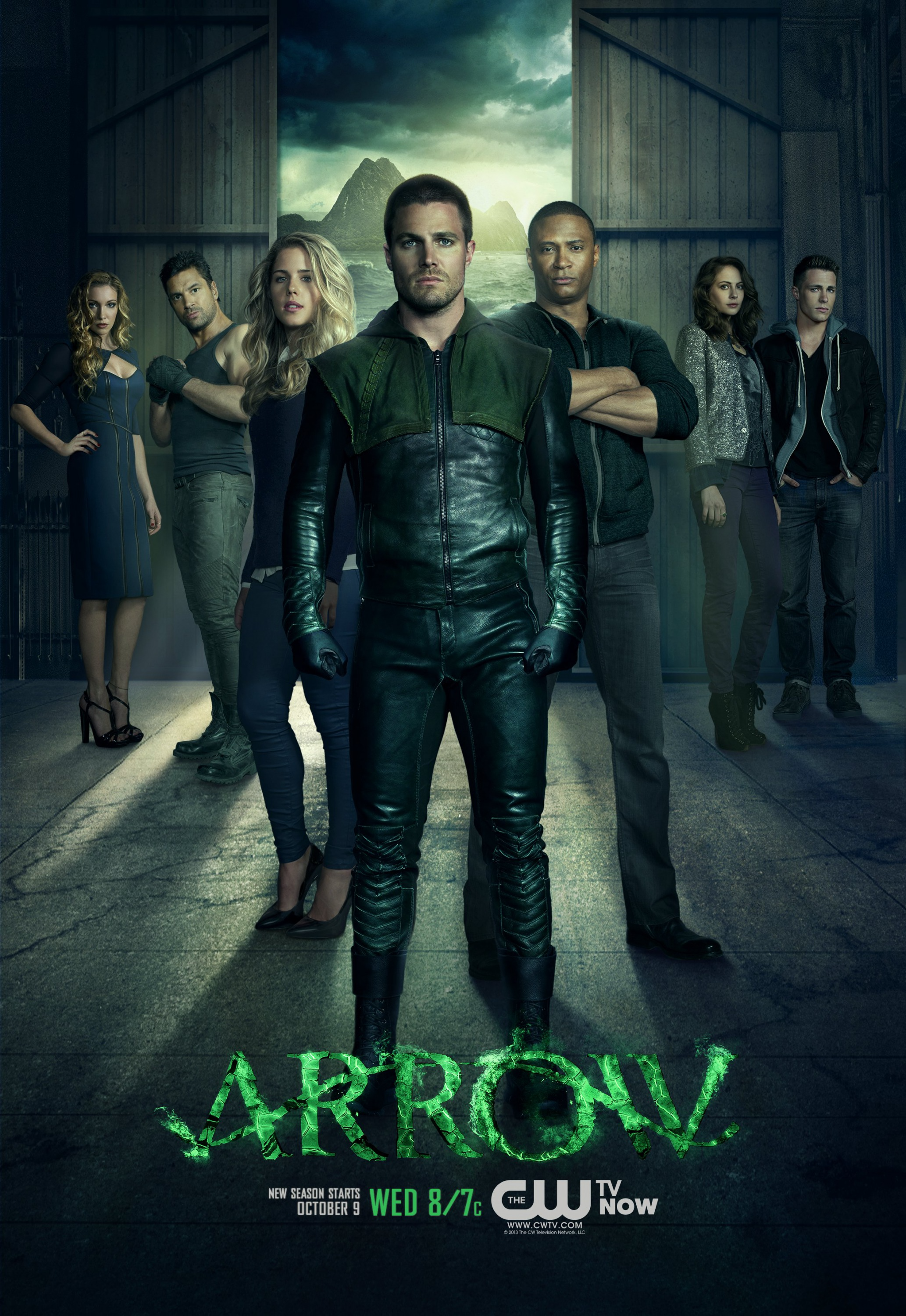 the cast of arrow season 1