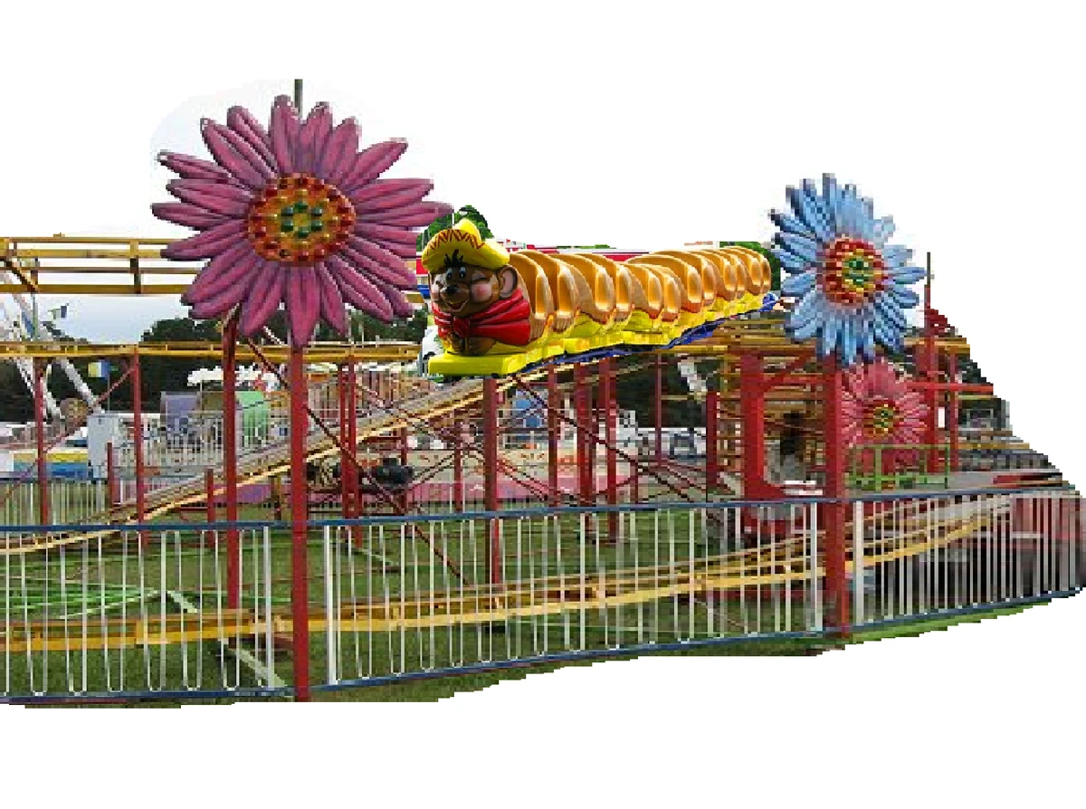 Los Angeles Amusement Park - Speedy Coaster art rides (USA, California ...