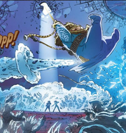 Mulch disperses the troll horde with his emissions