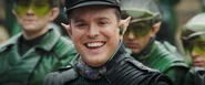 Briar Cudgeon with a big grin in an outtake from the film