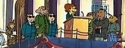 From left to right, Maria, Fern, Muffy, Sue Ellen, Brain, and George. An earlier shot in that scene also reveals Alex.