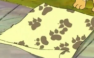 Pal's paw print piece
