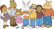 WGBHEFGroup.png (417 KB) Promotional art of Arthur characters, including Buster in a orange shirt.