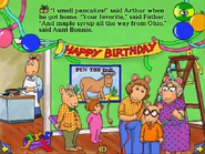 The Reads' House decorated for Arthur and Muffy's birthday party