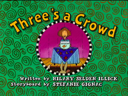 Three's a Crowd title card