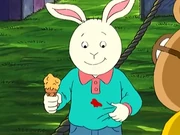 “Look, my sweater still has ketchup on it!”