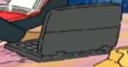 Catherine's own personal laptop since Season 10.