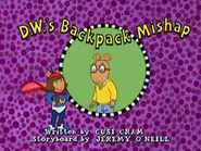 D.W.'s Backpack Mishap Title Card