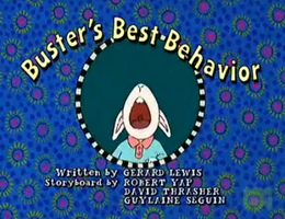 Buster's Best Behavior Title Card.png