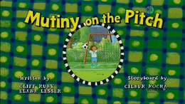 Mutiny on the Pitch Title Card