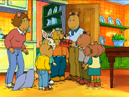 Arthur's dad explains Arthur's group about the snake