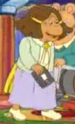 Francine as an elderly woman